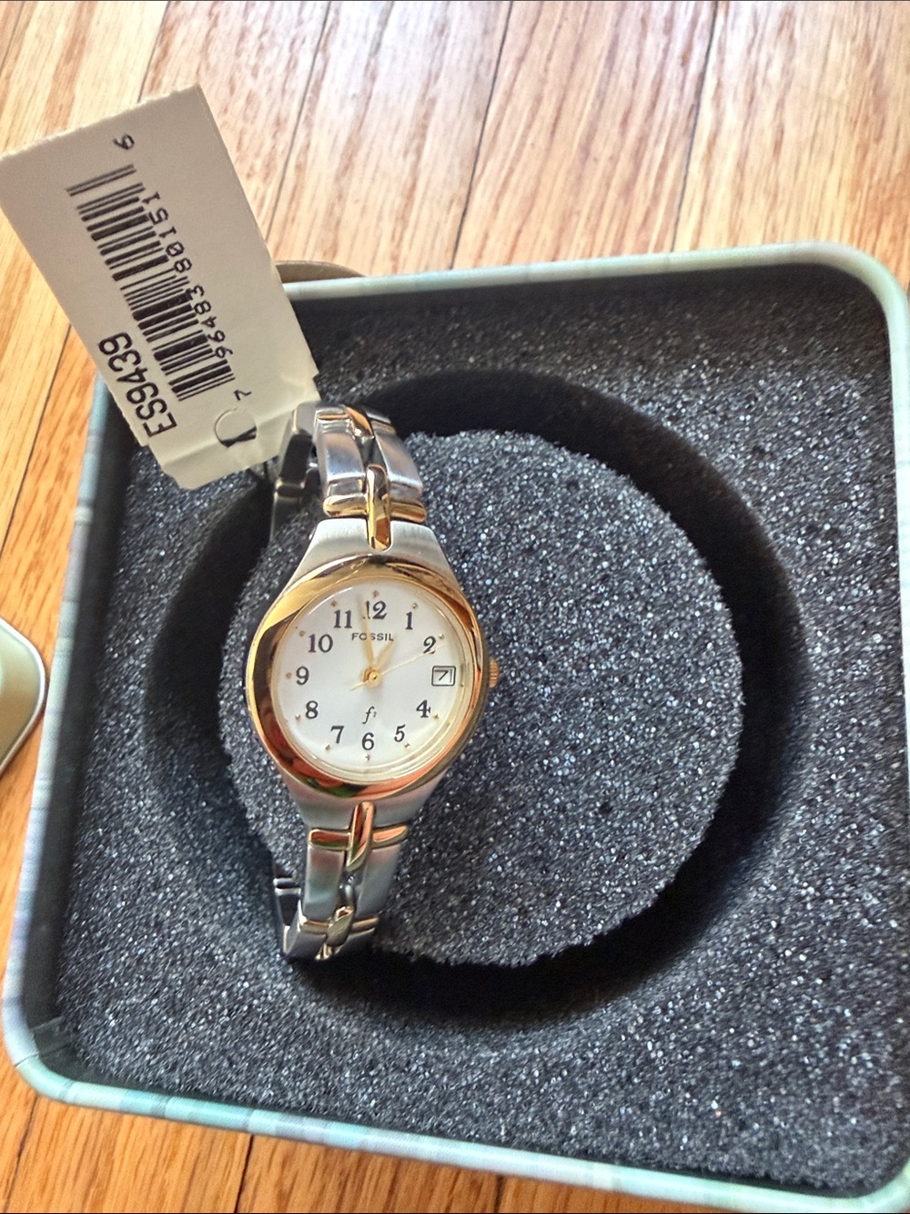 Fossil Two-Tone Silver and Gold Women's Bracelet Watch
